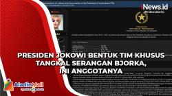 Tangkal Serangan Bjorka, Presiden Jokowi Bentuk Tim Khusus, Ini Anggotanya<
