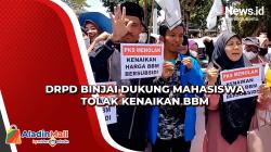 DRPD Binjai Dukung Mahasiswa Tolak Kenaikan BBM