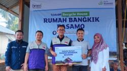 Bank Muamalat dan Laznas BMM Bangun Rumah Daur Ulang untuk Korban Gempa Pasaman