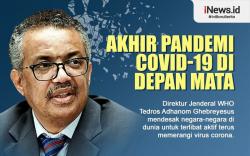 Infografis Akhir Pandemi Covid-19 di Depan Mata