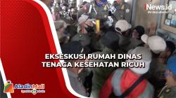 Ekseskusi Rumah Dinas Tenaga Kesehatan Ricuh di Kota Kediri Sultra