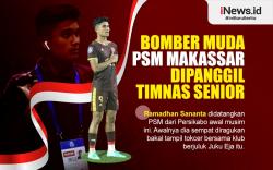 Infografis Bomber Muda PSM Makassar Ramadhan Sananta Dipanggil Timnas Senior
