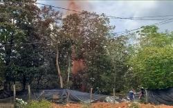 Minyak Menyembur dari Sumur Ilegal di Muba, Sekolah Diliburkan dan Sungai Tercemar <