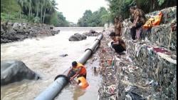 Pipa PDAM Tirta Galuh Ciamis Putus, Pasokan Air Bersih 11.000 Pelanggan Terganggu<