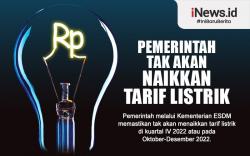 Infografis Pemerintah Tak Akan Naikkan Tarif Listrik di Kuartal IV 2022 