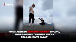 Turis Jerman Kencingi Kawah Bromo, TNBTS Bromo Tengger  Tekan Pelaku Minta Maaf 
