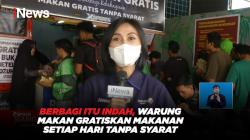 Warung Makan di Kawasan Makassar Gratiskan Makanan Setiap Hari Tanpa Syarat 