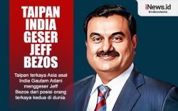 Infografis Taipan India Geser Jeff Bezos