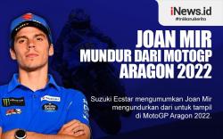 Infografis Joan Mir Mundur dari MotoGP Aragon 2022