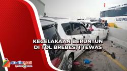 Kecelakaan Beruntun di Tol Brebes, 1 Tewas