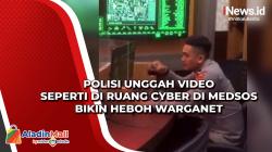 Polisi Unggah Video seperti di Ruang Cyber di Medsos Bikin Heboh Warganet
