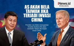 Infografis AS Akan Bela Taiwan jika Terjadi Invasi China