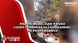 Pabrik Mebel dan 9 Ruko Ludes Terbakar di Cengkareng, Ini Penyebabnya