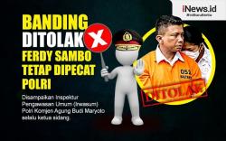 Infografis Banding Pemecatan Ferdy Sambo Ditolak