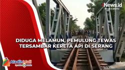 Gegara Melamun, Pemulung Tewas Tersambar Kereta Api di Serang