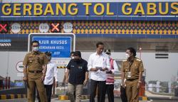 Presiden Jokowi Resmikan Jalan Tol Cibitung-Cilincing