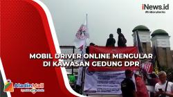 Unjuk Rasa Driver Online, Arus Lalu Lintas Gatot Subroto Arah Slipi Macet