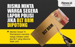 Infografis Warga Segera Lapor Polisi jika BLT BBM Dipotong
