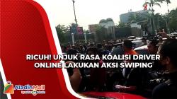 Unjuk Rasa Koalisi Driver Online Gelar Swiping, Satu Pengemudi Terkena Intimidasi