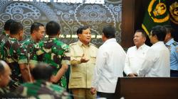 Prabowo dan Wakasad Brainstorming Konsep Pengelolaan Pertahanan Teritorial