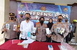 Polres Kulonprogo Ungkap Pembobolan Konter Handphone, Satu Pelaku Masih DPO