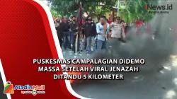 Puskesmas Campalagian Didemo Massa Setelah Viral Jenazah Ditandu 5 Kilometer