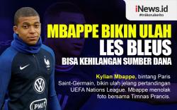 Infografis Mbappe Bikin Ulah di Timnas Prancis