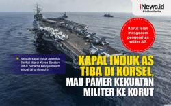 Infografis Kapal Induk AS Tiba di Korsel, Mau Pamer Kekuatan Militer ke Korut