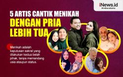 Infografis 5 Artis Cantik Menikah dengan Pria Lebih Tua