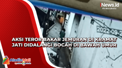 Aksi Teror Bakar Jemuran di Kramat Jati Didalangi Bocah di Bawah Umur