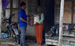 Perindo Peduli Sentuh Korban Banjir di Desa Kepulauan Bangka Selatan