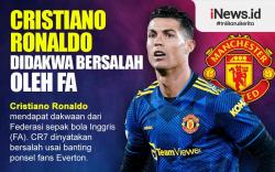 Infografis Cristiano Ronaldo Didakwa Bersalah oleh FA soal Kasus Banting HP Fans Lawan