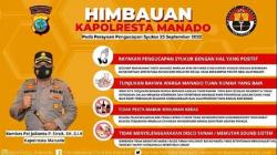 Manado Hari Ini Gelar Pengucapan Syukur, Ini Imbauan Kapolresta