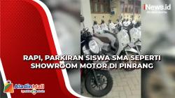 Viral, Parkiran Motor Siswa SMAN 7 Pinrang seperti Showroom