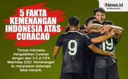 Infografis 5 Fakta Kemenangan Indonesia atas Curacao