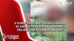 2 Guru Terlibat Perkelahian di Muna Tewaskan 1 Orang, Pelaku Menyerahkan Diri