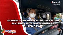 Anies Baswedan jadi Sopir Jaklingko Rute Rawamangun-Duren Sawit