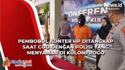 Maling Konter Ponsel Ditangkap saat COD dengan Polisi yang Menyamar di Kulonprogo