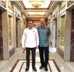 Hary Tanoe Sambut Kunjungan GM Regional Ascott 