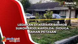 Ledakan di Asrama Brimob Sukoharjo, Kapolda: Diduga Bahan Petasan