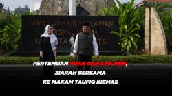 Pertemuan Puan dan Cak Imin, Ziarah Bersama ke Makam Taufiq Kiemas