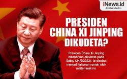 Infografis Presiden China Xi Jinping Dikudeta? 