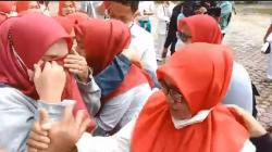 Aksi Jahit Mulut Perawat di Asahan Diwarnai Isak Tangis, Tuntut Insentif Pekerja Non PNS