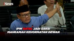 IPW Batal Jadi Saksi Mahkamah Kehormatan Dewan