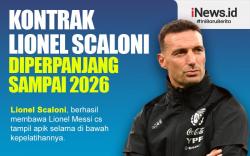 Infografis Kontrak Pelatih Argentina Lionel Scaloni Diperpanjang Sampai 2026