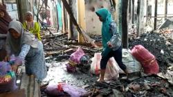 Suasana di Pasar Banjarsari Ciamis Pascakebakaran, Jualan Hangus, Pedagang Menangis