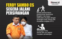 Infografis Ferdy Sambo Cs Segera Jalani Persidangan