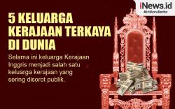 Infografis 5 Keluarga Kerajaan Terkaya di Dunia