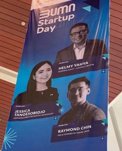 Jadi Pembicara di BUMN Startup Day, Hary Tanoesoedibjo: Congrats Jessica!