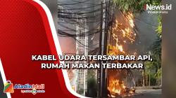 Kabel Udara Tersambar Api, Rumah Makan Terbakar
